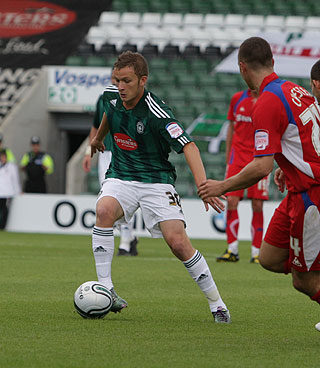 Dean Parrett on loan at Plymouth Argyle