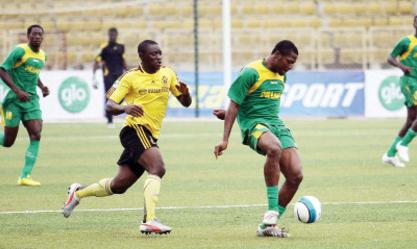 Action from the Nigerian Premier League