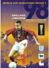 England v Moldova match programme