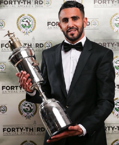 Riyad Mahrez PFA Player of the Year 2016