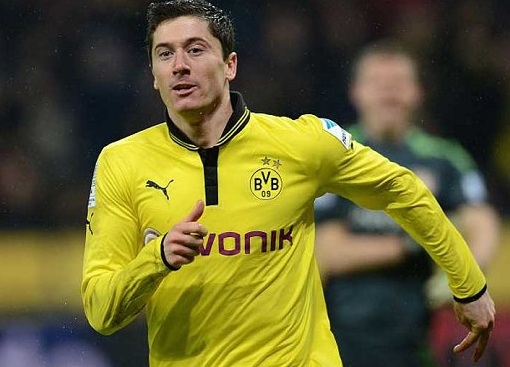 Robert Lewandowski of Borussia Dortmund