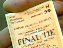 1953 FA Cup Final ticket - the "Matthews" Final