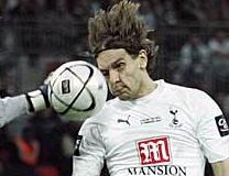Jonathan Woodgate scores the winner for Spurs against Chelsea in the 2008 Final