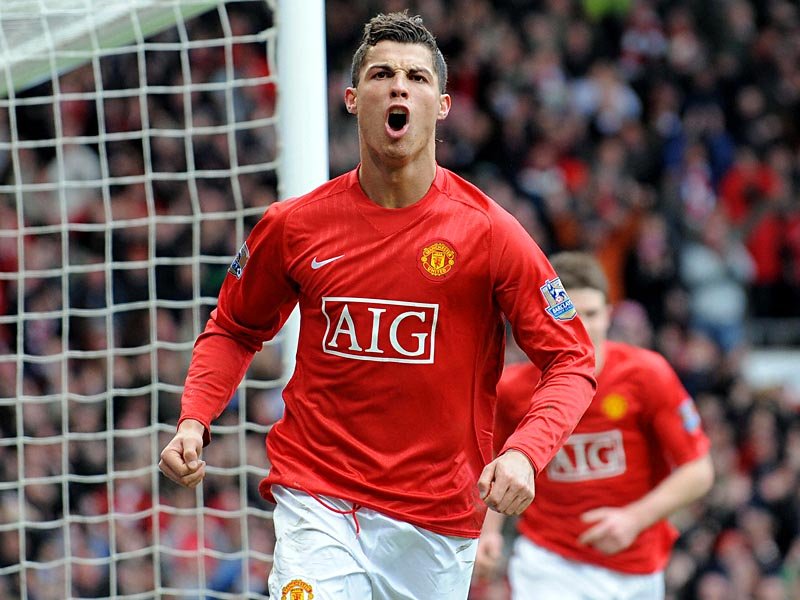 Ronaldo of United - Top Premier League goalscorer 2007-08