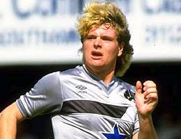 Paul Gascoigne - Young Player of the Year award winner in 1988